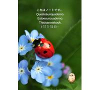 Quaderno a righe A4 - “Tiny Dots, Big Plots.”: Quaderno sfacciato da 100 pagine - Copertina ironica, perfetto per studenti, colleghi e umani con ... geniale per compleanni, lauree e Natale.