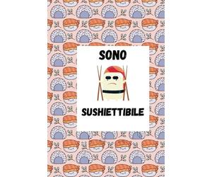 Quaderno a righe a5 "sono sushiettibile"