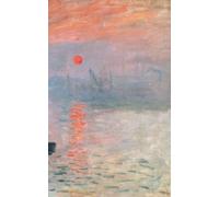 Quaderno a righe Claude Monet Impressione sole nascente 5mm appunti A5 tascabile scrivere colorare università entrate uscite ricette business password italiano A4