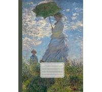 Quaderno a righe: Claude Monet, La Passeggiata | Arte in copertina | Lined Notebook elementari, medie, superiori, università | Righe senza margine | 110 pagine | Formato A4