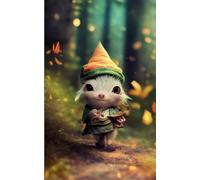 Quaderno a righe: Collana "Il bosco incantato" Folletto Ghignarello