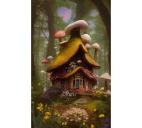 Quaderno a righe: Collana "Il bosco incantato" La casa delle ginestre