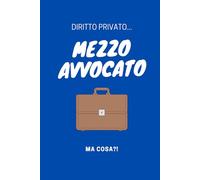 Quaderno a righe con scritta divertente Diritto Privato - Giurisprudenza: Quaderno a righe per studenti