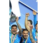 Quaderno a righe del Napoli vittoria supercoppa 2025 per scuola per appunti