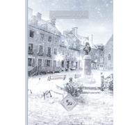 Quaderno a righe: Formato A4|Rigatura “1R” per medie e superiori |senza margini |100 pagine |copertina tema inverno, lucida.