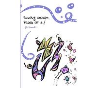 Quaderno a righe “GLI EUCARIOTI” - Illustrazione originale SIMPLY WEIRDO, PROUD OF IT + retro viola pastello: Creature marine & microbi simpatici - Frasi inclusive e motivazionali - A5, 100 pagine