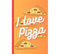 Quaderno a righe, i love pizza 200 pagine