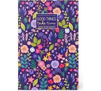 Legami - Quaderno a Righe 7 mm, Flowers, Formato B5, Large, in Carta FSC Certificata, 100 Pagine, Rilegatura a Punto Singer, 18.5 x 24.8 cm