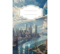 QUADERNO A RIGHE - MANHATTAN NEW YORK: 100 pagine a righe