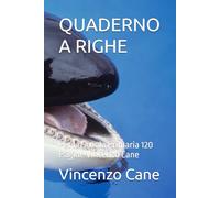 QUADERNO A RIGHE: Per la Scuola Primaria 120 Pagine Vincenzo Cane