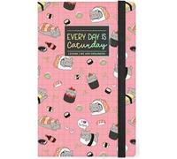Legami - Taccuino a Righe Medium, Sushi Cat, 164 Pagine, Taschina finale, ultime 24 Pagine staccabili, Elastico di chiusura, Angoli arrotondati, in Carta certificata FSC®, 13x21 cm