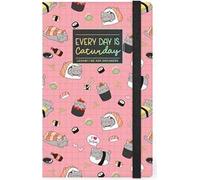 Legami - Taccuino a Righe Medium, Sushi Cat, 164 Pagine, Taschina finale, ultime 24 Pagine staccabili, Elastico di chiusura, Angoli arrotondati, in Carta certificata FSC®, 13x21 cm