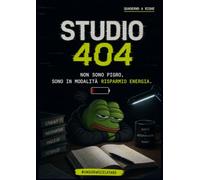 Quaderno a Righe - STUDIO 404: Per Studenti delle Medie e Superiori - Ideale per Inglese, Informatica, Storia, Lettere e Materie Umanistiche notebook, ... divertente, funny. Formato A4, 96 pagine
