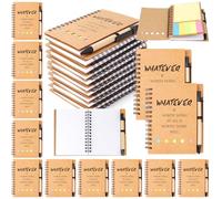 Quaderno a spirale 21 Set di regali di ringraziamento Bulk Inspirational Note book Portatile Pocket Journal Dipendente Notepad Apprezzamento Regali a righe Blocco note per casa/scuola/forniture per