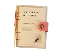 Quaderno A Spirale 90 Sheet Inner Page Binder Notebook Cover Diary Agenda Planner Paper Cover Stationery(A5 rose gold)