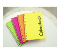 Quaderno a spirale A6 fluo - Colore: Rosso