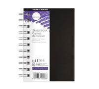 Quaderno a spirale microperforato ideale per disegni DALER ROWNEY Simply, formato 10,5 x 14,8 cm, con 54 fogli di carta da 100 g/m² a grana fine