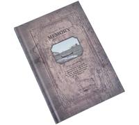 Quaderno a Spirale Retrò Europeo Semplice Rosso per Scuola e Ufficio | Carta, Facile da Portare, per Appunti, Liste, Scrittura di Racconti e Diario