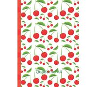 Quaderno A4 a righe: 100 pagine, formato A4 senza margini - Linea “Frutta”