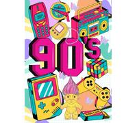 Quaderno A4 Anni 90 a Righe Intere, Copertina Retro, Ideale per la Scuola, Appunti e Disegno. Carta di Alta Qualità: Retro Vibes, Rivivi la Nostalgia dei Colori Neon e delle Grafiche Bold