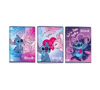 Quaderno A4 maxi 96 pagine carta 100gr Lilo & Stitch rigatura B confezione da 10 - Seven