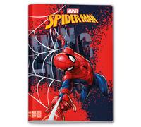 Quaderno A4 maxi 96 pagine carta 100gr @Spiderman rigatura 10M set da 3 quadernoni - Seven