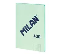 Quaderno A4 Milan 430 Rilegato 48 Fogli Quadrettati 95g Verde