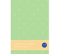 Quaderno A4 per calligrafia con rigatura Montessori 5 mm: Consigliato per bambini +6 anni | 80 pagine