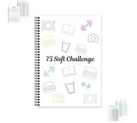 Quaderno A4 Soft Challenge Planner Quaderno A4 Soft Challenge Planner, 75 quaderni Target Soft Planner, planner di lavoro con calendario settimanale e mensile(1pc)