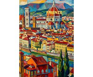 Quaderno A5 a righe con TO DO List 100 fogli con copertina di Firenze