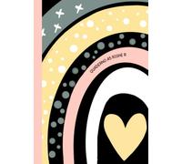 Quaderno A5 righe R: 100 pagine | rigatura 1R |medie e superiori, senza margine | notebook per appunti | Rainbow