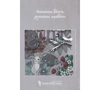 Quaderno appunti a righe A5 Animali del bosco sfondo grigio: Quaderno A5 a righe - copertina a finitura opaca - 80 pagine per i tuoi appunti o per i tuoi pensieri