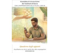 Quaderno Assemblea 2025-26 "Ascoltiamo ciò che lo spirito dice alle congregazioni": Il mio pratico Quaderno degli appunti 2025-26