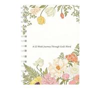 Quaderno biblico, 52 settimane, A5, 21,1 x 14,7 x 1 cm, diario annuale per devozione, organizzatore per studio della fede, blocco per scrittura spirituale, per casa, chiesa, scuola domenicale, gruppi