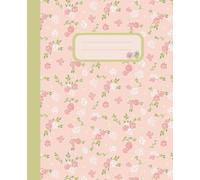 Quaderno Botanico Elegante a Righe con Decorazione Floreale su ogni pagina: Taccuino con Linea Orizzontale per Data, Ideale per Appunti, Diario, Scuola, Università e Ufficio | Regalo Perfetto per Lei