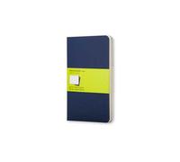 Quaderno Cahier Moleskine pocket a pagine bianche. Set da 3