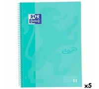 Quaderno con Anelli Oxford TOUCH EUROPEANBOOK Menta A4 80 Pagine [5 Unità]