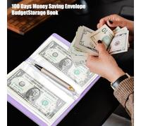Quaderno Con Buste Per Il Risparmio,Organizzatore Spese Con Portadocumenti | Tracker 100 Giorni Per Gestione Finanze Casa Scuola Uomini Donne Bambini