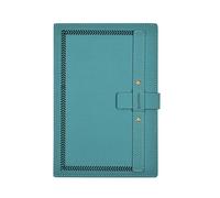 Quaderno con fibbia con inserto in rilievo con copertina opaca in pelle PU B5 (b