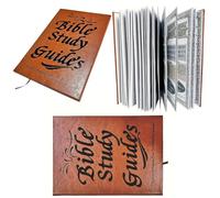 Quaderno con guida per lo studio della Bibbia, 66 pagine, diario delle Scritture Cristiane con sezioni di preghiera e riflessione, pianificatore di scrittura basato sulla fede per note di sermoni