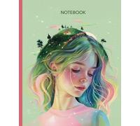 Quaderno con pagine colorate arcobaleno pastello per scrivere e per disegnare: 120 pagine formato notebook 19x23cm