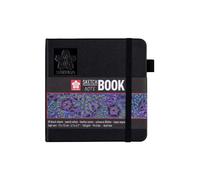 Quaderno da disegno - Sakura - 12x12cm - 80 pagine - Copertina nera