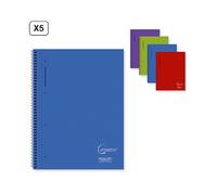 QUADERNO DAM MPPB137C97X5 - formato A4, copertina in polipropilene, 120 fogli