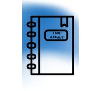 QUADERNO DE "I MIEI APPUNTI": VERSIONE A RIGHE