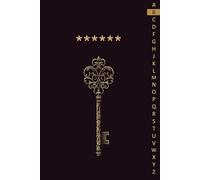 Quaderno delle password: quaderno alfabetico per annotare in modo sicuro i nomi utente e le password Internet, 6 x 9 pollici simile al formato A5 (15,24 x 22,86 cm) - 11