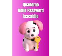 Quaderno Delle Password Tascabile: per non dimenticare più le credenziali dei siti. Dimensioni 10,16 x 15,24 cm. Idea regalo