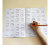 Quaderno di esercizi di matematica, test addizione e sottrazione