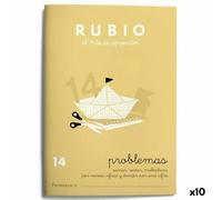 Quaderno di matematica Rubio Nº 14 A5 Spagnolo 20 Fogli [10 Unità]