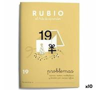 Quaderno di matematica Rubio Nº19 A5 Spagnolo 20 Fogli [10 Unità]