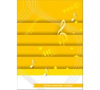 Quaderno di musica 12 righi - 64 pagine - carta bianca
